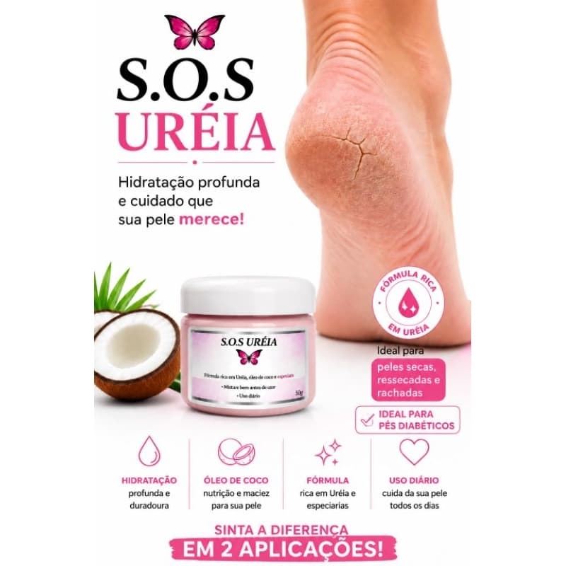 Creme pomada para rachaduras nos pés