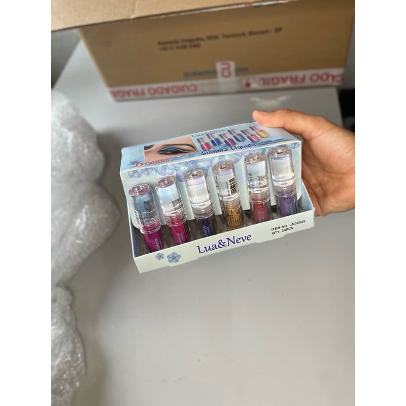 Sombra líquida 6 cores Lua & neve 3ml