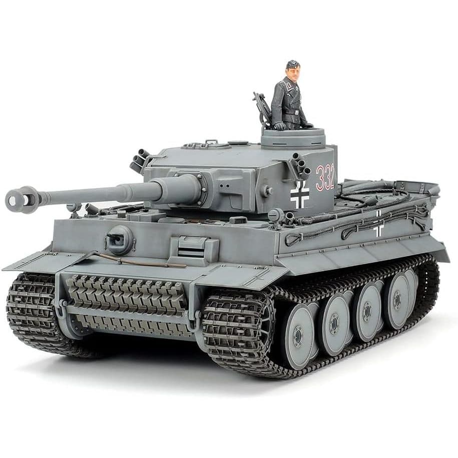 Kit de modelo de plástico TAMIYA 1/35 Militar 35216 Tanque Pesado Tiger I do Exército Alemão (Fabricação Inicial)