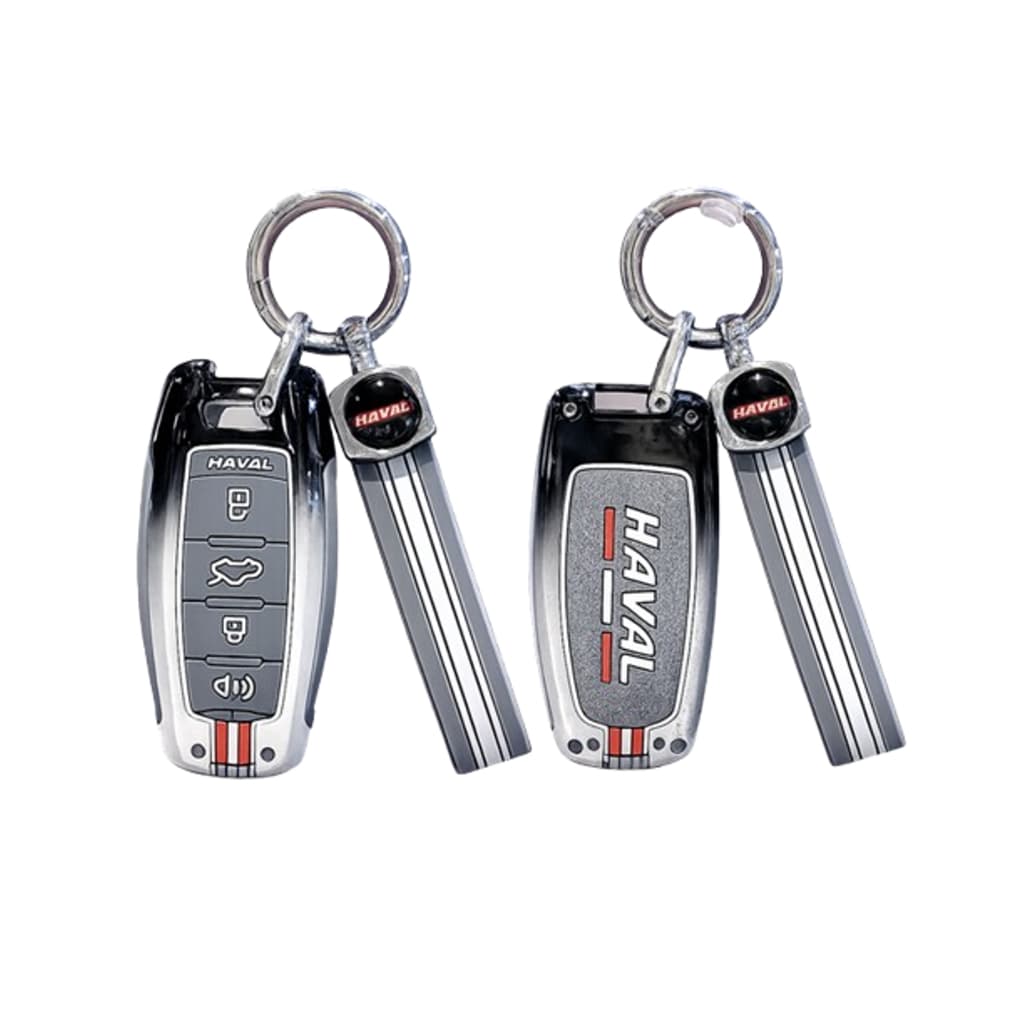 Acessorios Compativel com GWM HAval Capa da Chave H6 HEV PHEV GT AWD Premium Cromada