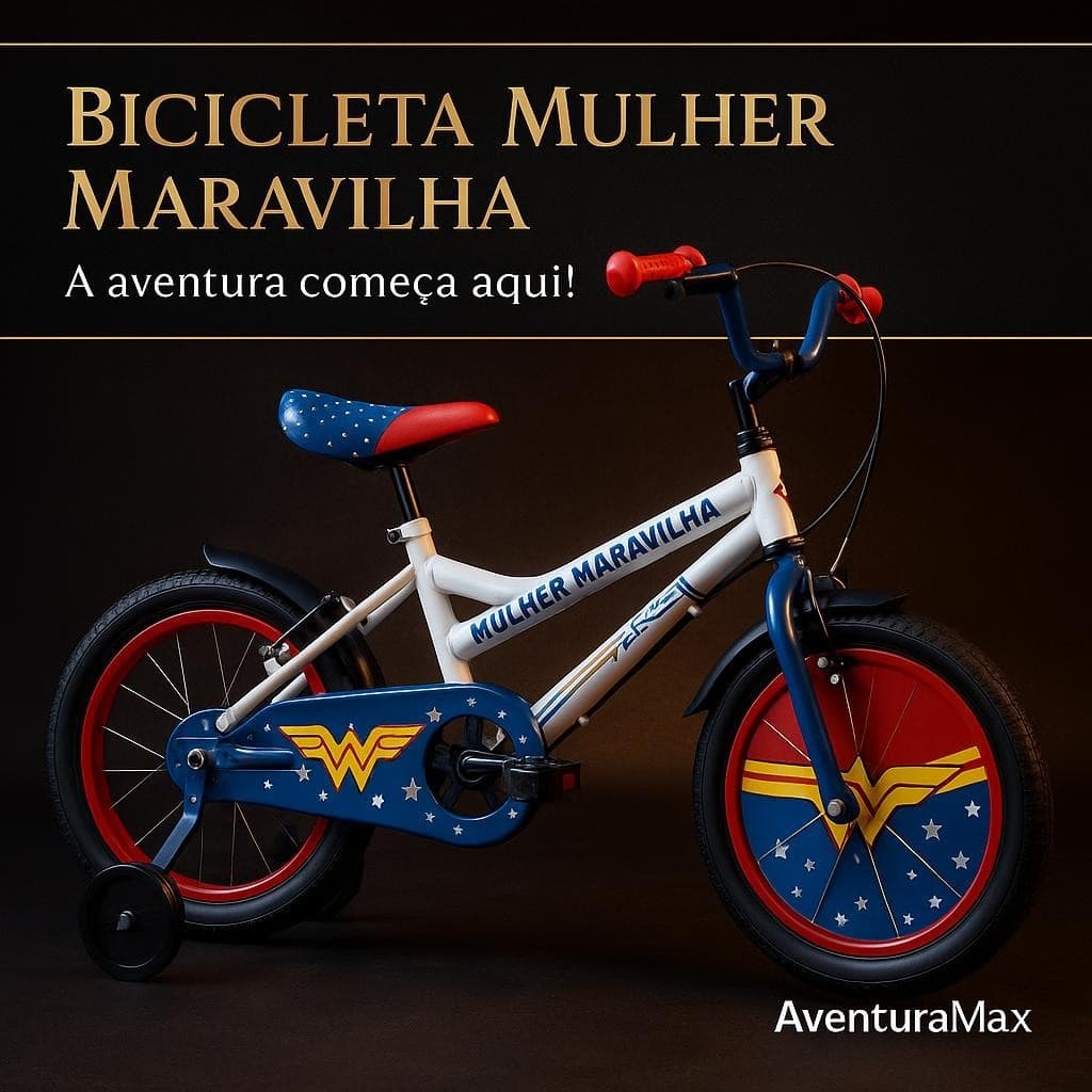 Bicicleta Infantil Aro 16 Design Seguro Confortável Crianças