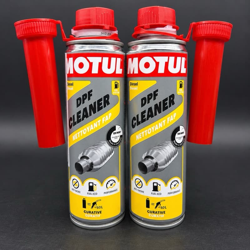 Kit 2 Motul DPF Cleaner Diesel 300ml Limpa Filtro DPF FAP Aditivo Sistema Diesel