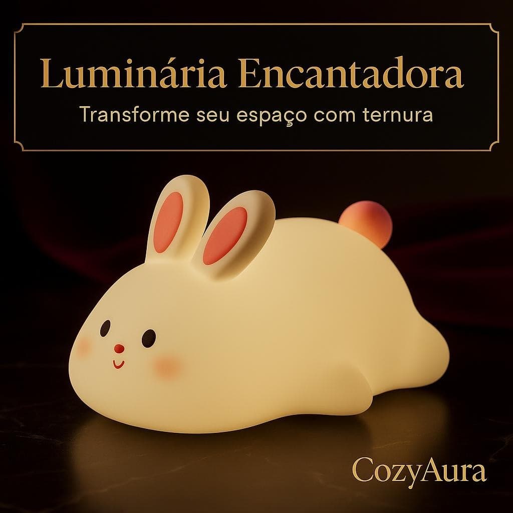CozyAura — A luminária que transforma seu lar em um refúgio encantador