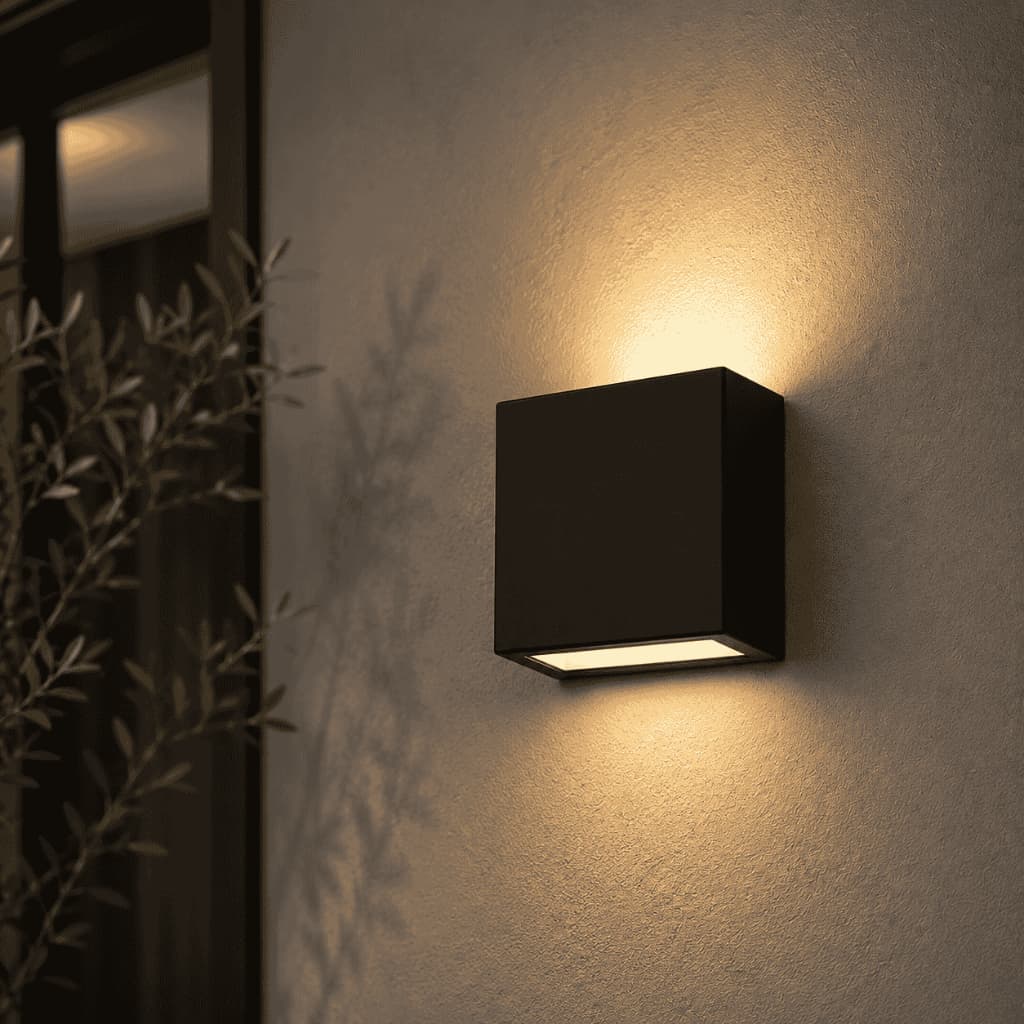 Kit 3 Luminárias Com Led Moderna Parede Área Externa E Interna Decorativa