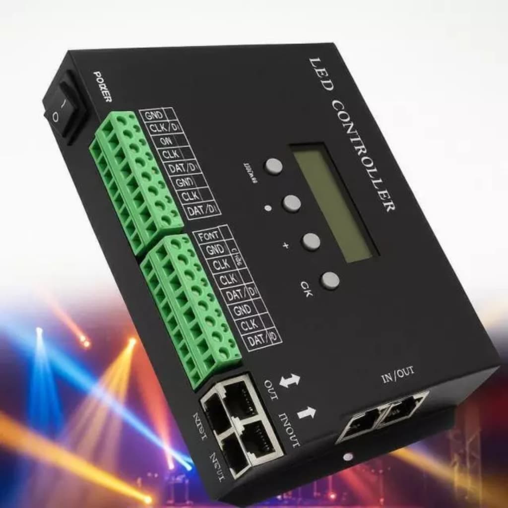 Placa Controladora Mesa DMX 8 Portas e 48 Universos