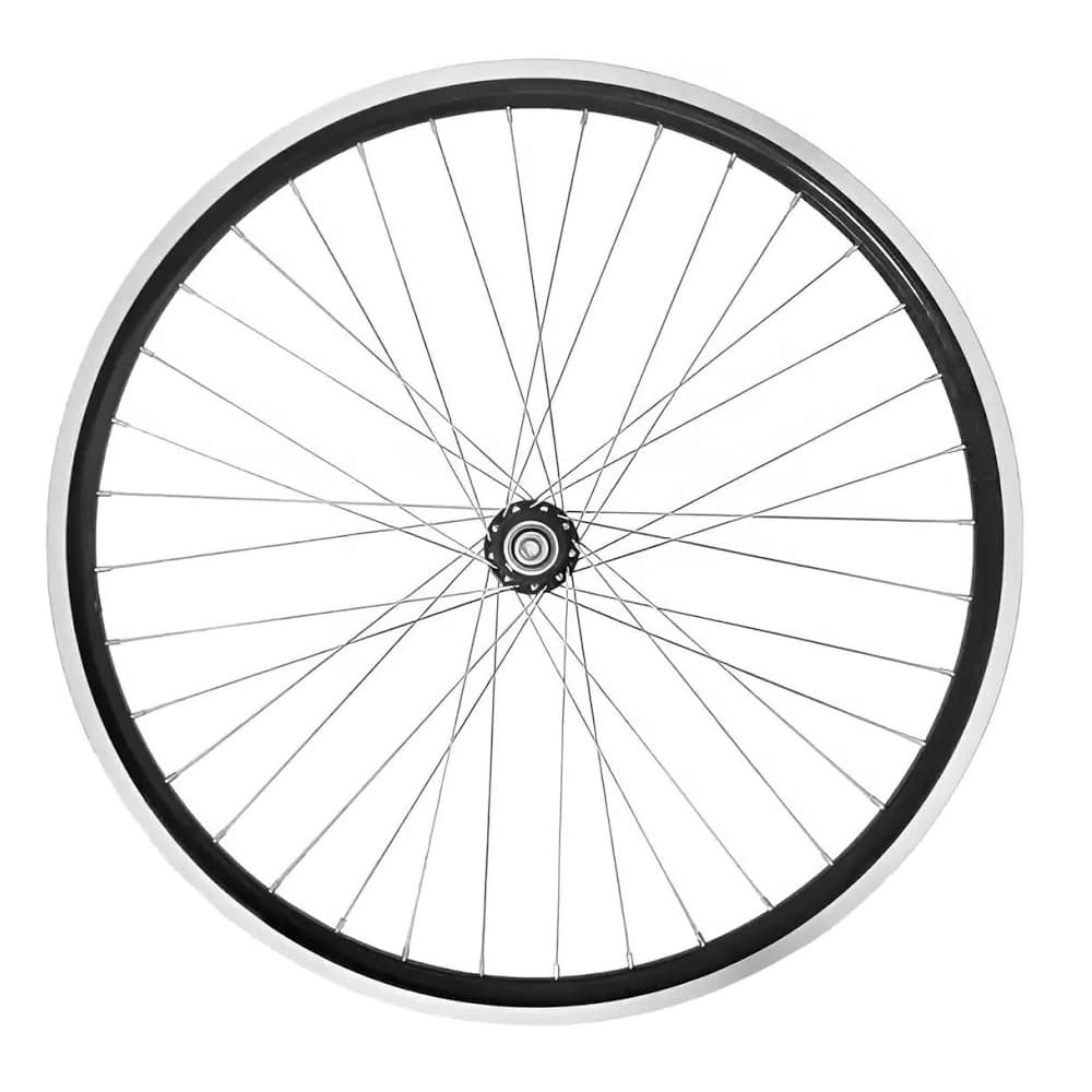 RODA TRASEIRA MONTADA ARO AERO 26X1,95 COM ALONGADOR CUBO PARA MARCHA FREIO VBREAK PRETA SEMINOVA