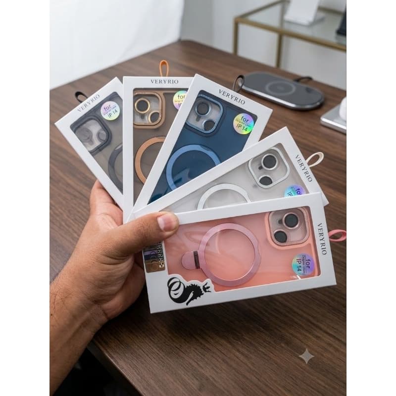 Capa Case VERYRIO MagSafe  14 Premium​Capa Magnética MagSafe Premium iPhone  11 12 13 14 com Proteção de Câmera