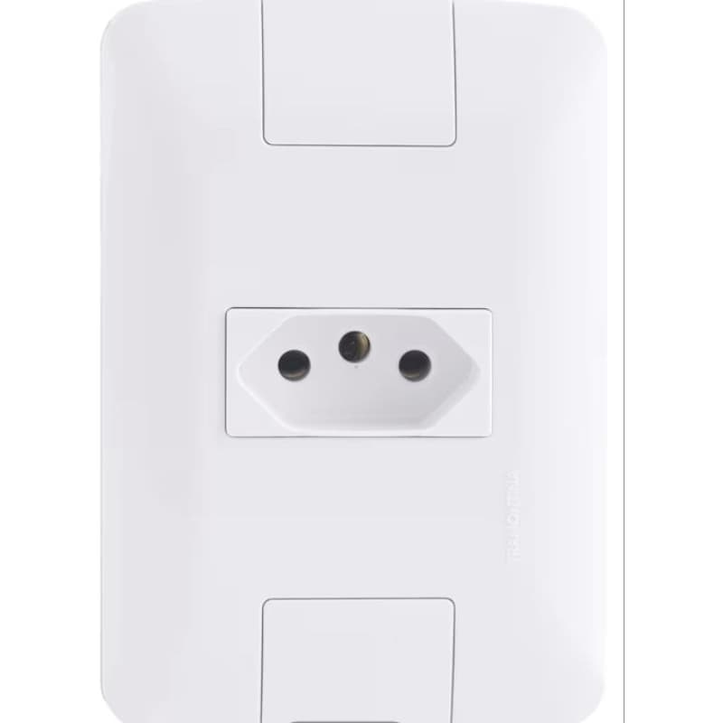 Tramontina Conjunto 1 Tomada 2P+T Aria 4x2 20A 250 V Branco