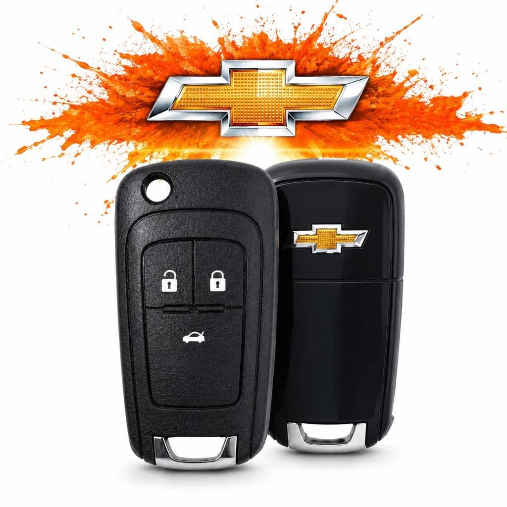 Capa Chave Canivete GM substituição 3 Botões Onix Prisma Cruze LTZ 2012 2013 2014 2015 2016 2017 2018 – Encaixe Perfeito