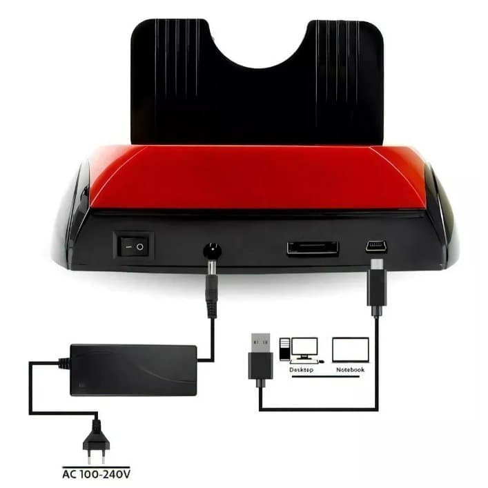 Dockstation Leitor Usb Hd Externo Case Sata Ssd Ide Sd Bm753