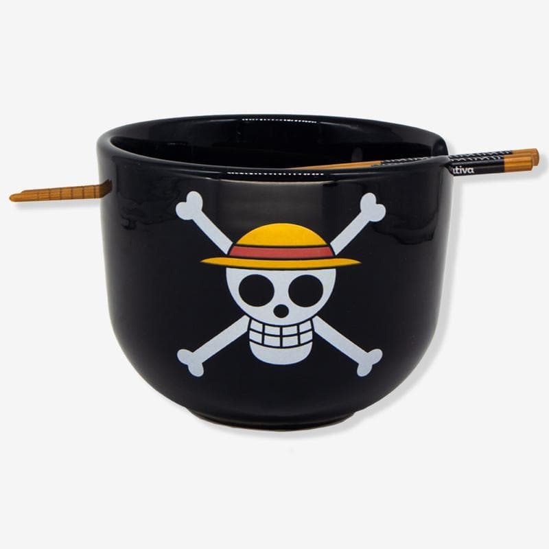 Tigela bowl c/hashi 500ml luffy -Dia dos Pais - Presente para Pai