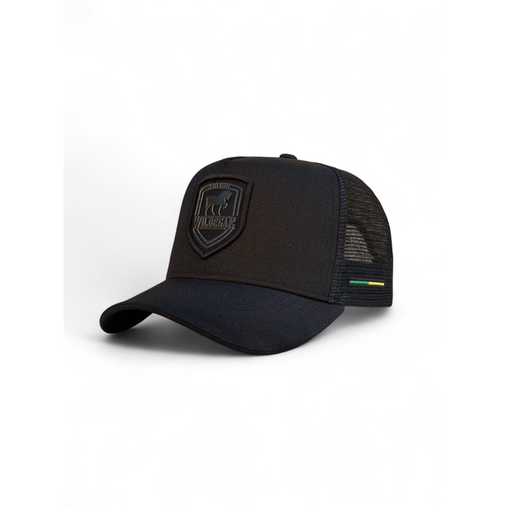 Boné de vaquejada country telinha todo preto original wildegar cavalo
