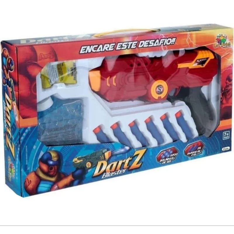 Super kit lançador de Dardos e bolinhos em gel