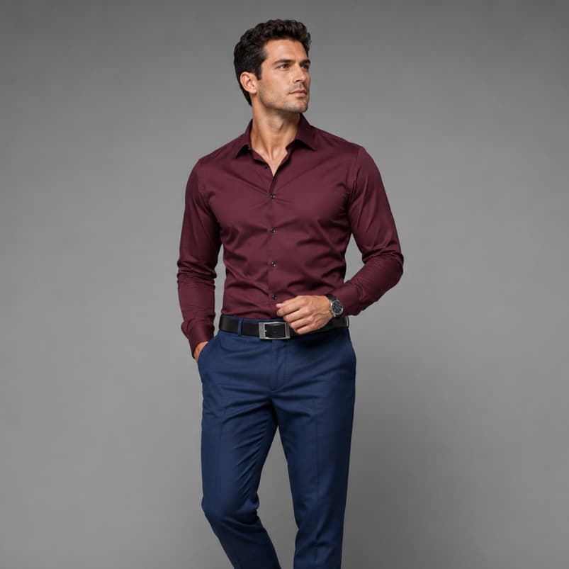 Camisa Social Masculina Manga Longa Black Friday - Nao Amassa, Elegante e Confortavel