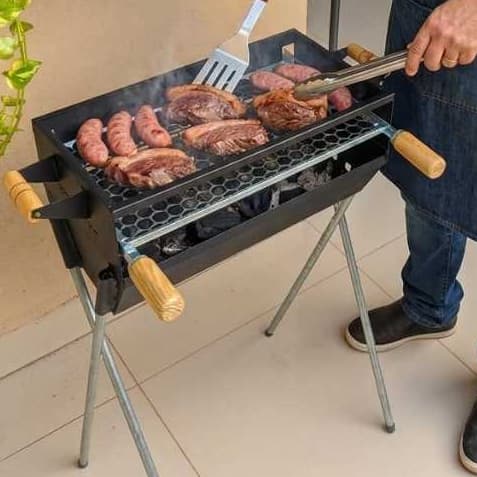 *PROMOÇÃO* CHURRASQUEIRA ESPETINHO 50X30 COMPLETA