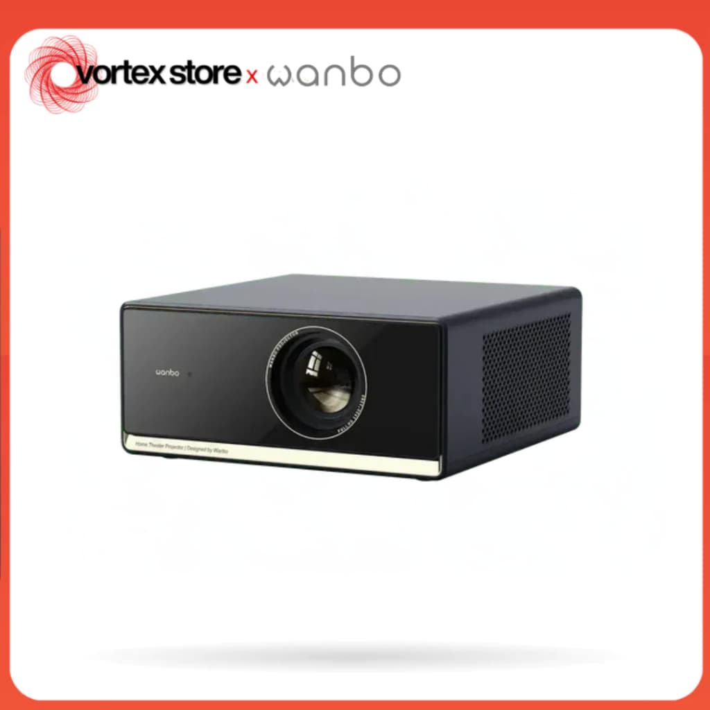 Projetor Wanbo X5 Pro, Suporte a 4K online,  Tecnologia ASA 3.0 Avançada, Alto-falante estéreo HiFi