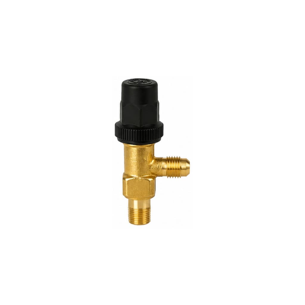 Válvula para Tanque de Gás Refrigerante 1/4 SAE x 1/4 NPT Código 2029770