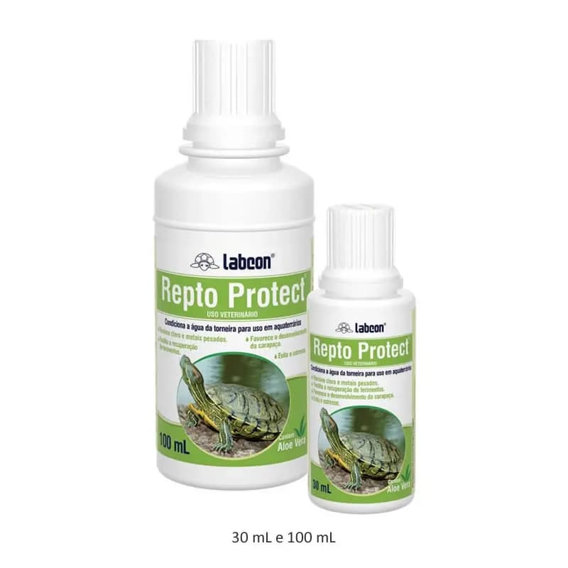 Labcon Repto Protect Condicionador de Água para Aquaterrários 30 ml | Remove Cloro e Protege Répteis
