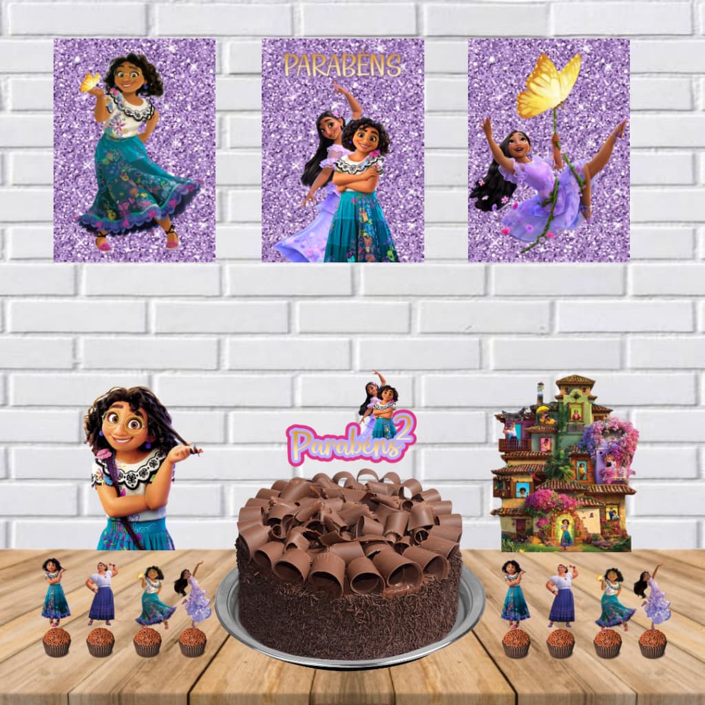 Kit Aniversário Festa Encanto Só Um Bolinho