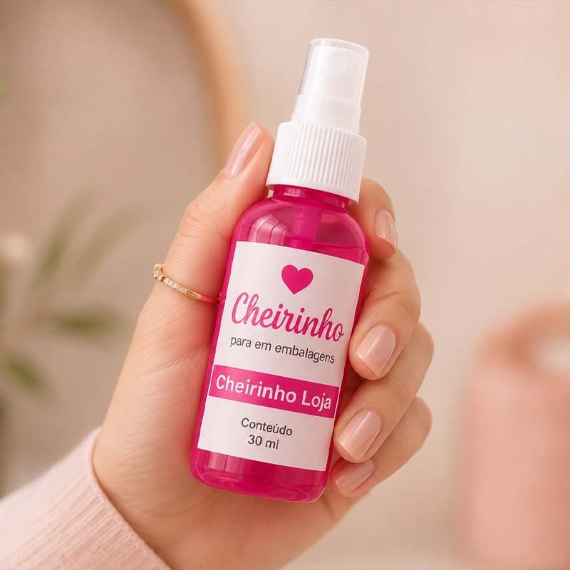 Cheirinho para Pacotes Encomendas Caixas Perfume Embalagem Cheiro da Loja 30ml