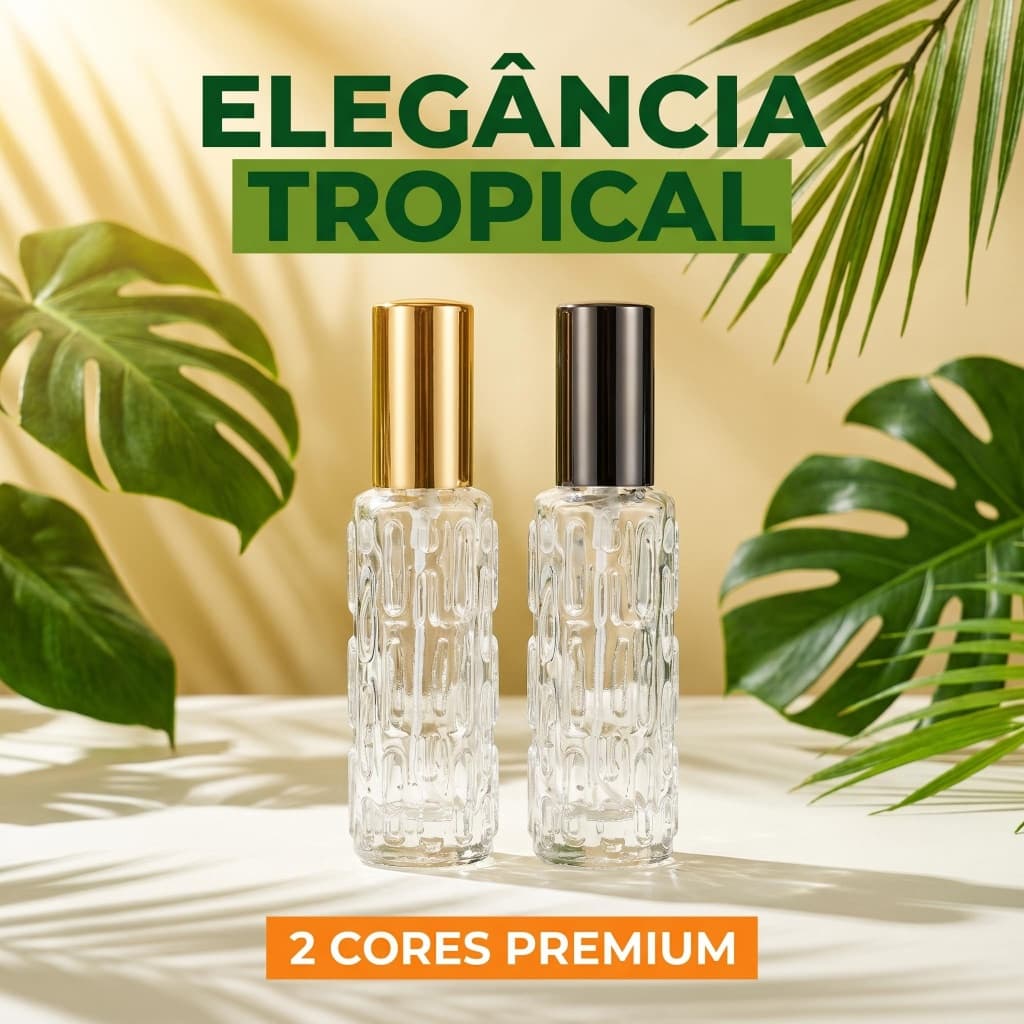 Frasco Spray Portátil de 10ml Recarregável para Viagem e Perfumes