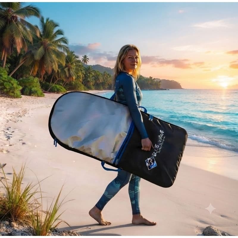 Capa Prancha Bodyboard Refletiva - Toda Acolchoada "Até 45´´