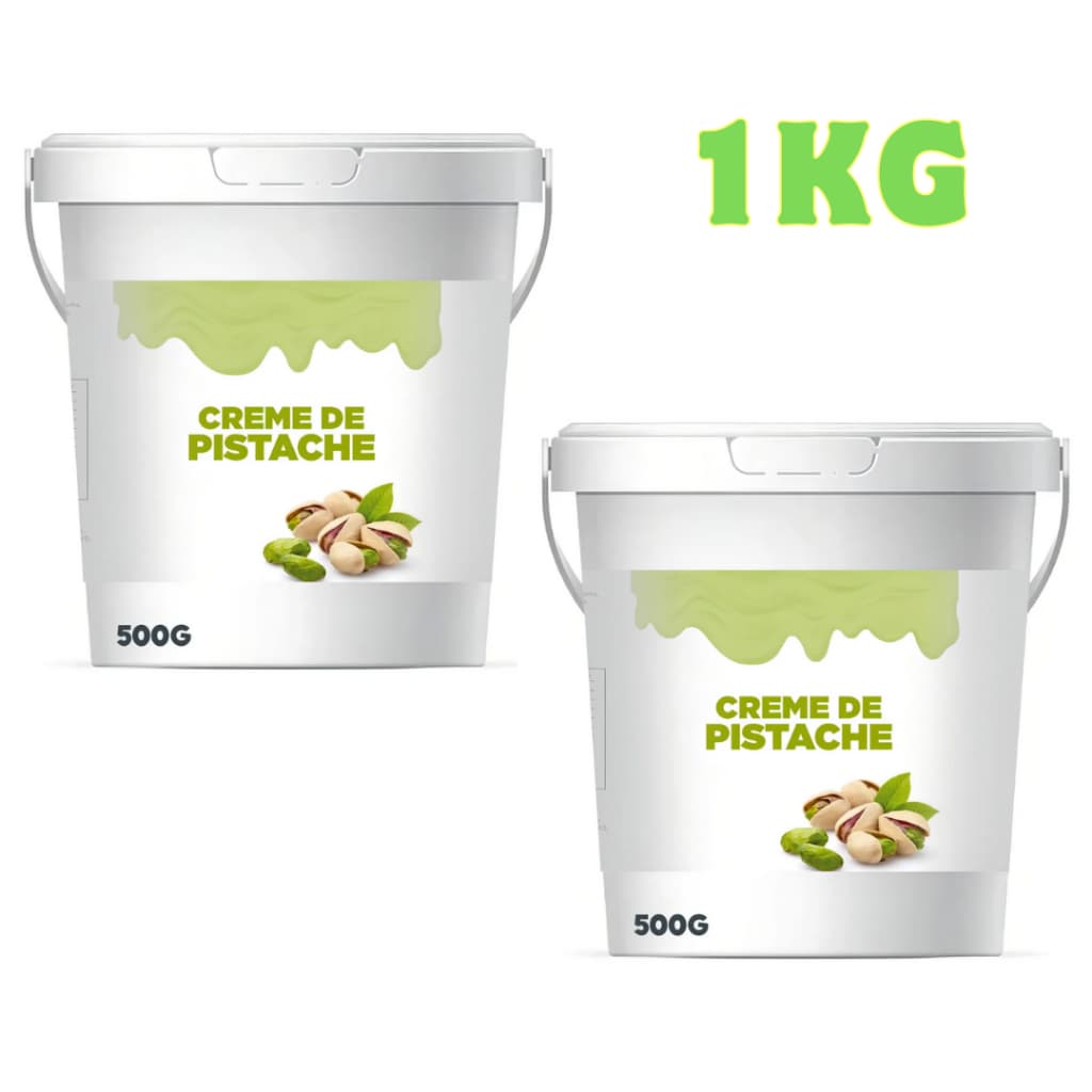Kit 2 Cremes Recheio Pistache 500g Pizza Açai Sorvete Pipoca Confeitaria