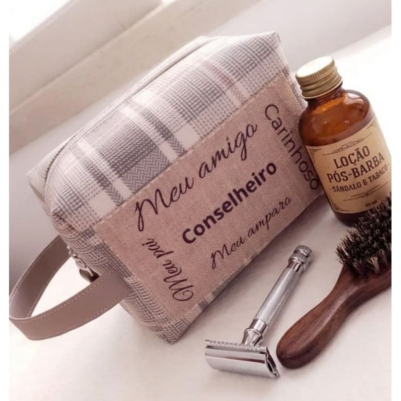 necesser necessaire masculina personalizada presente dia dos pais lembrancinha organizador viagem bolsa criativo viagem