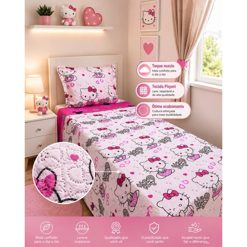 ✨ Cobre Leito Solteiro Infantil Dupla Face ✨ENVIO RÁPIDO✅