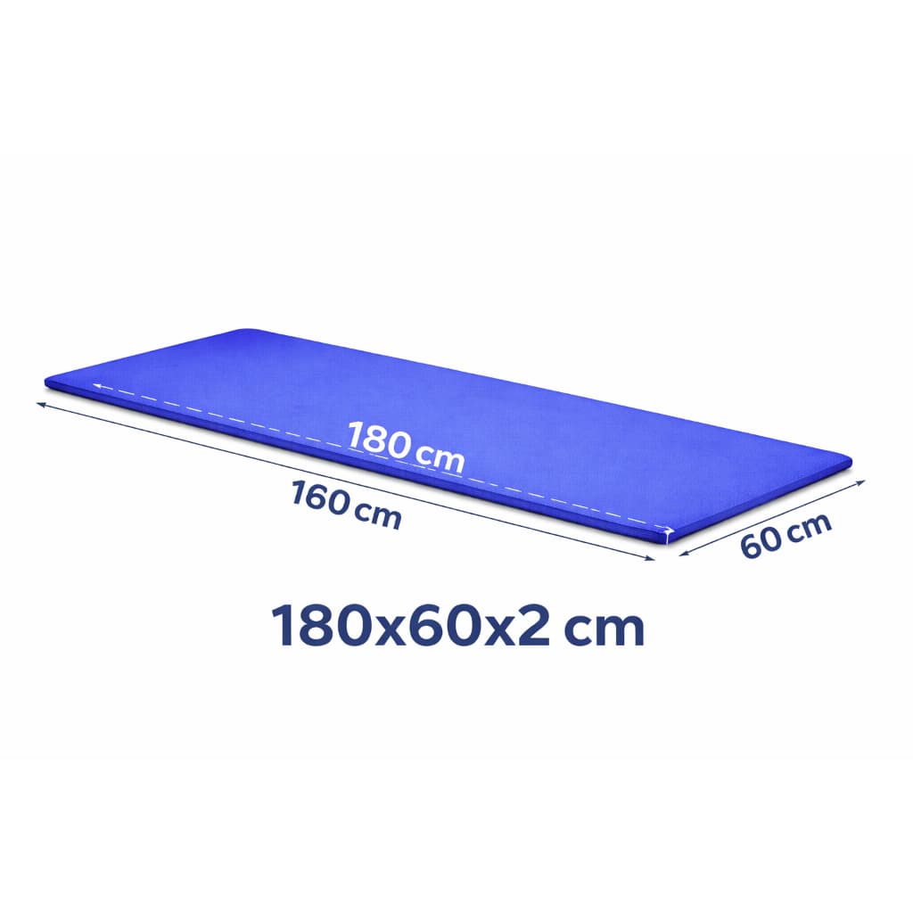 Colchonete 180x60x2cm d23 tecido impermeavel-envio rapido-varias cores
