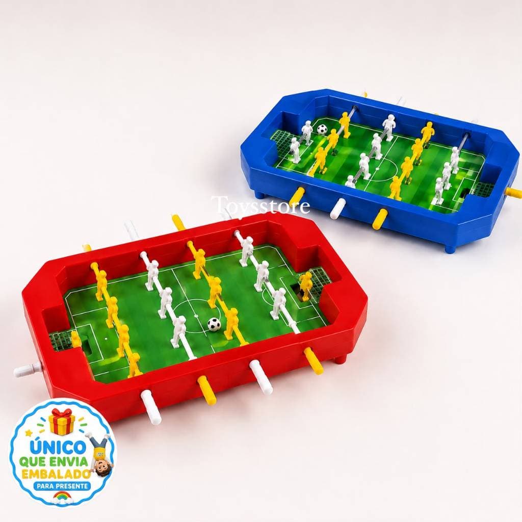 Mini Mesa de Pebolim Totó Futebol de Mesa Infantil  Brinquedo Esportivo De Plástico Kids Mini