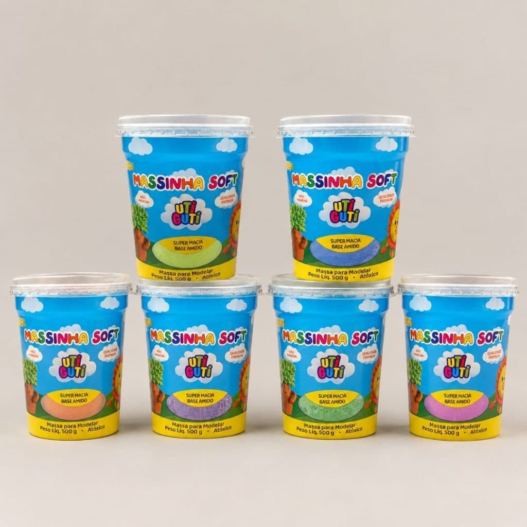 Massa De Modelar Massinha Soft 500g UTI GUTI
