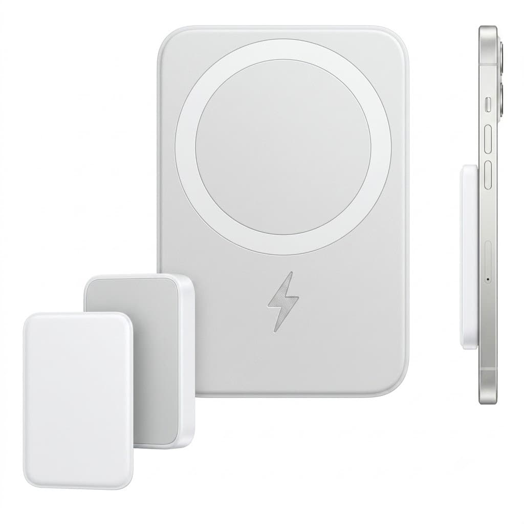 Carregador Portátil Indução Original MAGSAFE para iphone Sem Fio - 5000mah, 10000mah