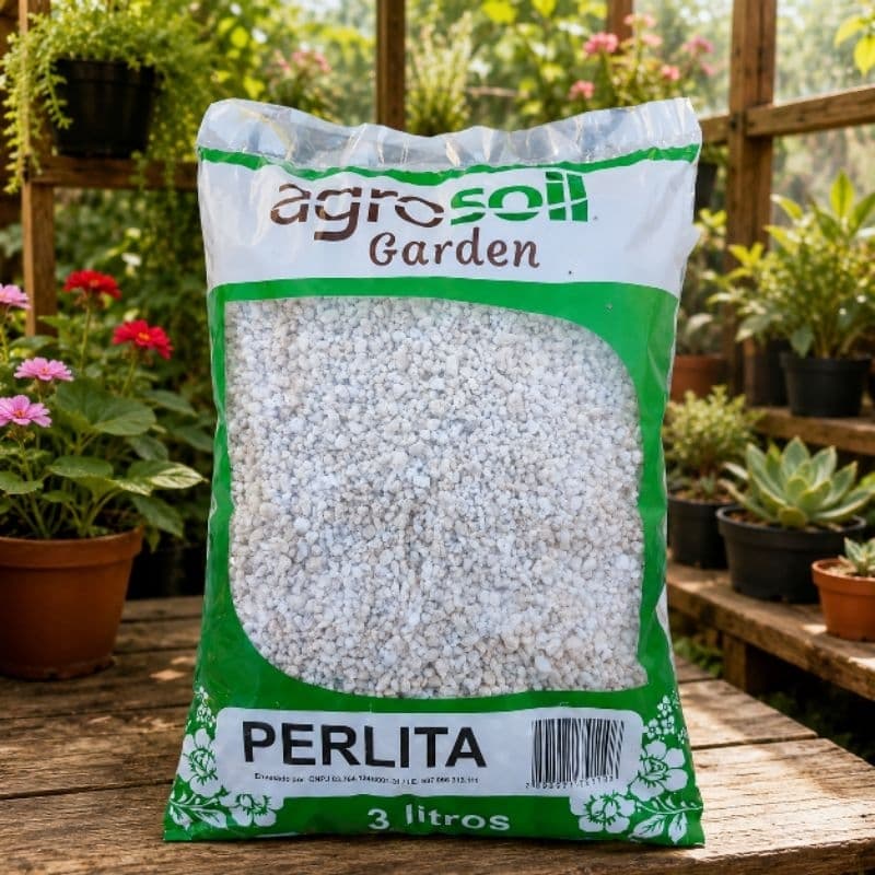 Perlita Expandida 3 Litros | Substrato para Orquídeas, Suculentas e Plantas