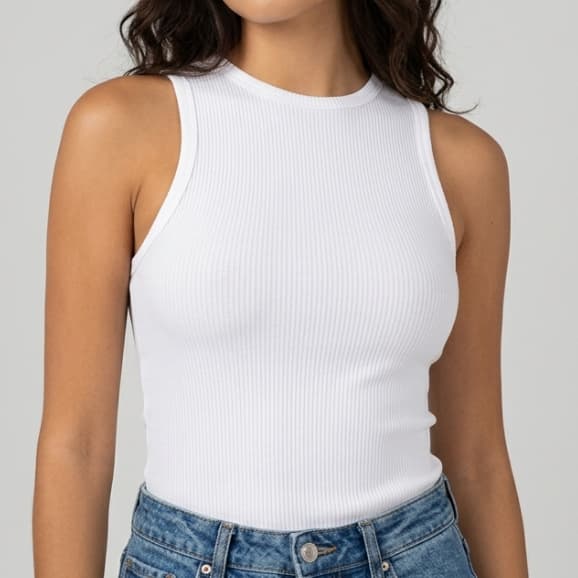 Blusa Feminina Canelada Gola Viés dia a dia estilosa