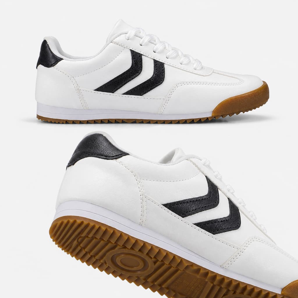 Tênis Feminino Casual Retrô Com Cadarço Solado Baixo Confortável Moda 727 Lini