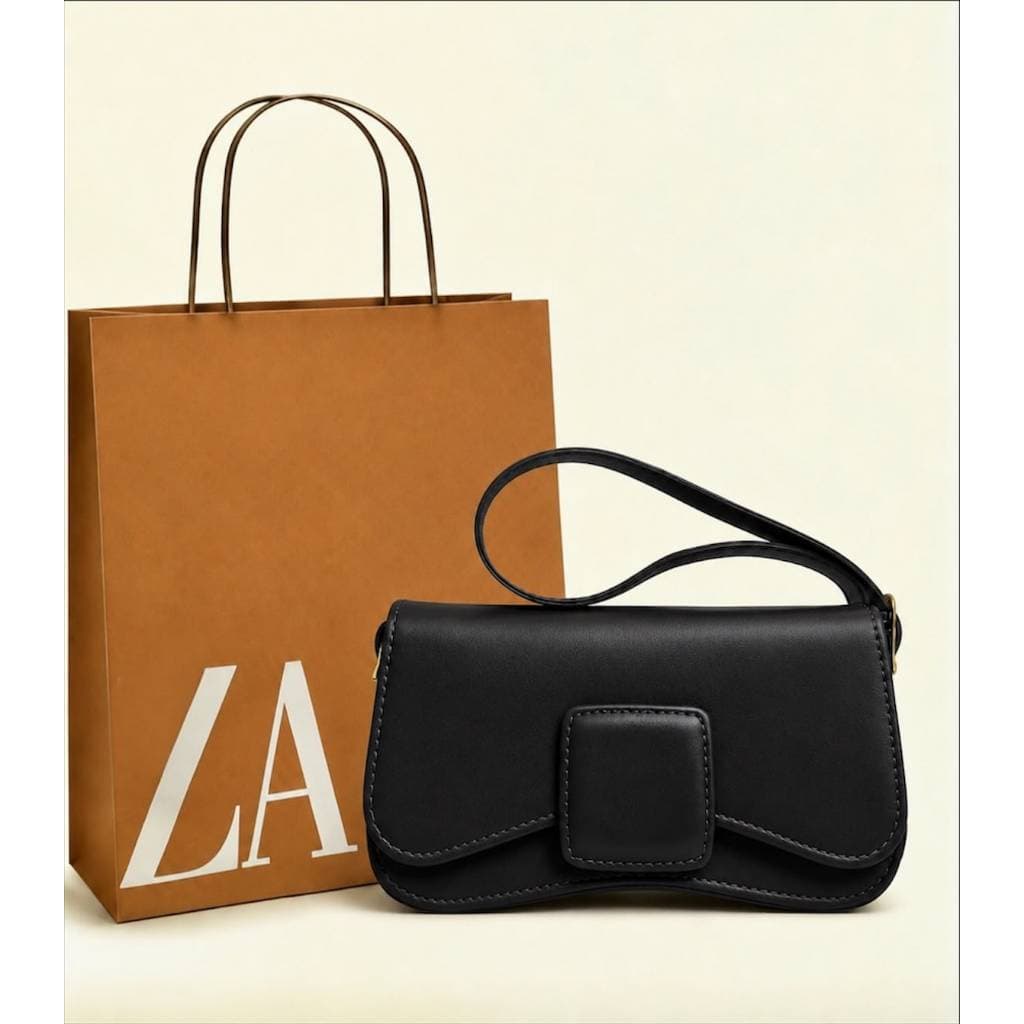 Bolsa Feminina Estilo Baguete de Ombro Sofisticada Compacta Envio Imediato