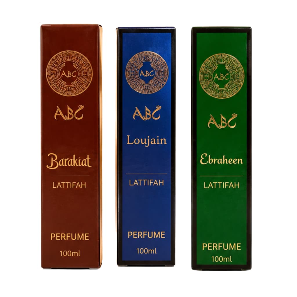 Kit 3 Perfumes Body Splash Lattifah Unissex 100ml Aroma Exclusivos Marcante Sofisticado Intenso