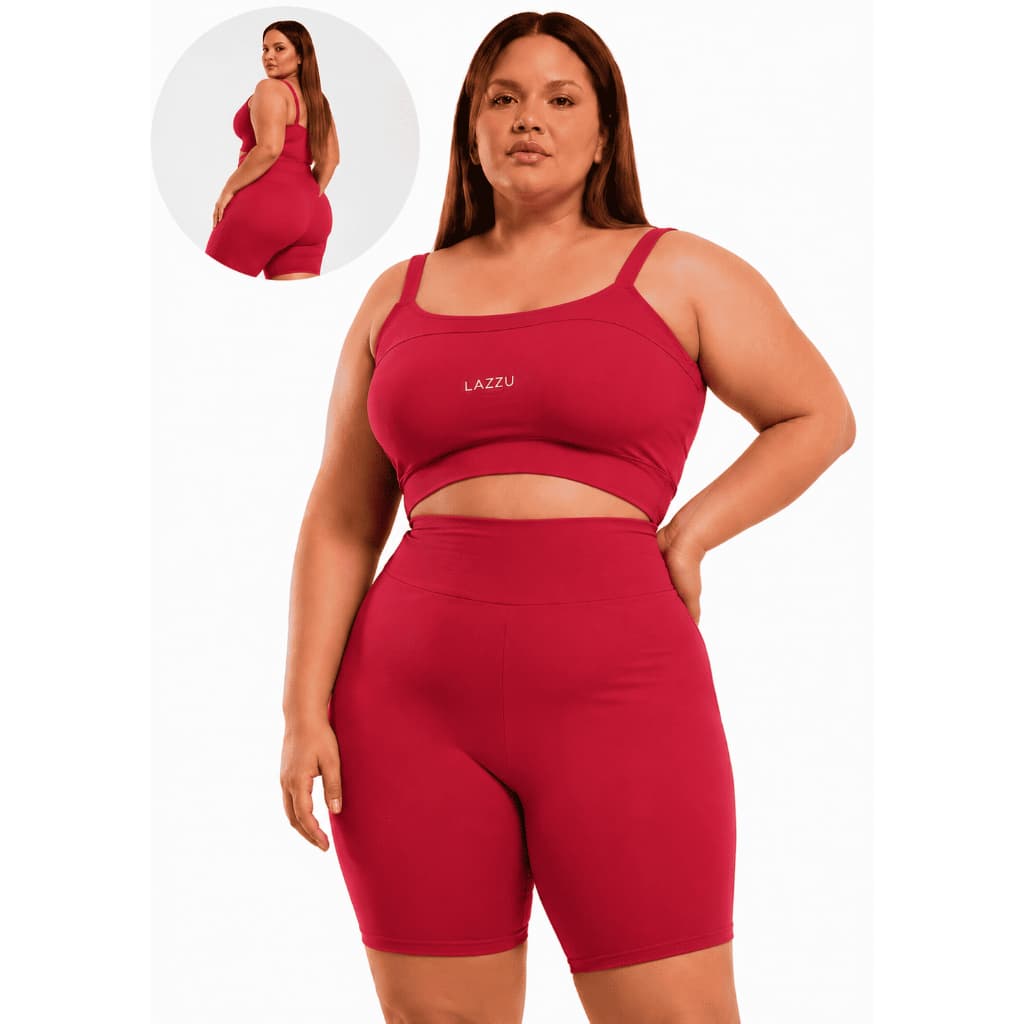 Conjunto Fitness Feminino Plus Size Cintura Alta Top Fitness Plus Conjunto Treino Feminino Plus Size Cintura Alta