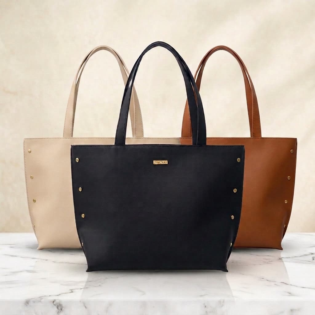 Bolsa Sacola Feminina Tote ShopBag London Espaçosa Grande Alça Ombro Elegante Dia a Dia