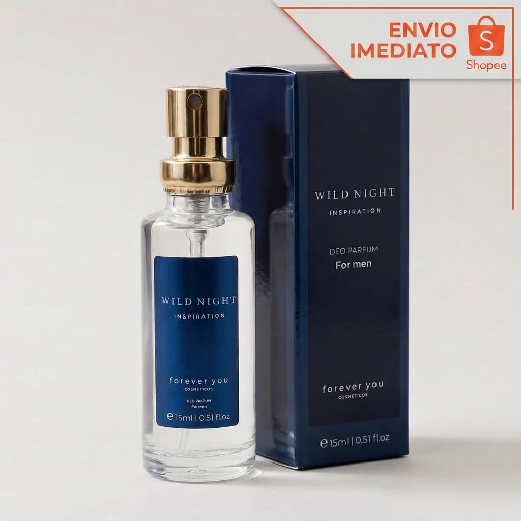 Perfume Arabe Masculino  Wild Night Forever You Perfume Masculino Marcante Alta Fixacao