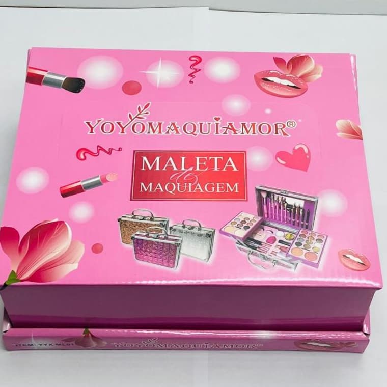 Maleta De Maquiagem Completa - YOYO MAQUIAMOR  YYX-ML01