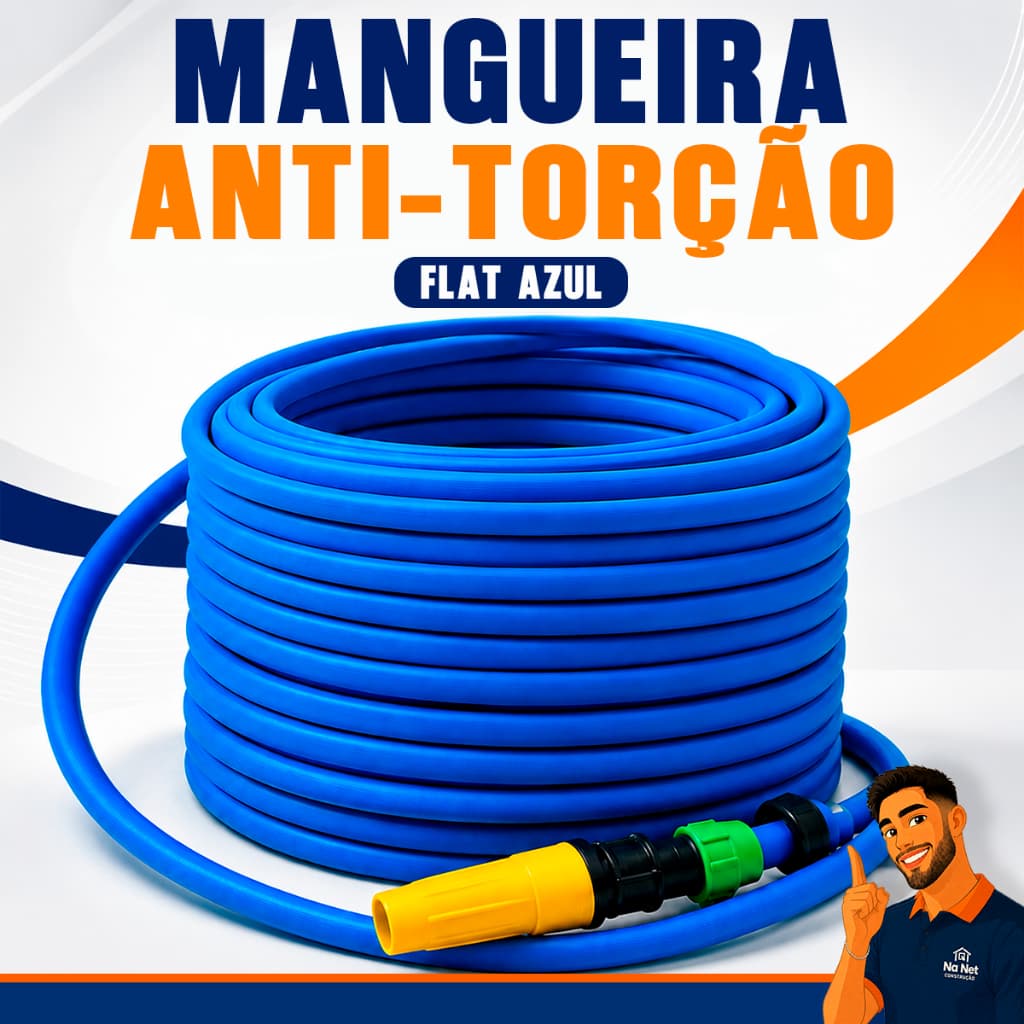 Mangueira De Jardim Não Dobra Flexível Anti Torção Reforçada 5/10/15/20/25/30/35 e 50 Metros