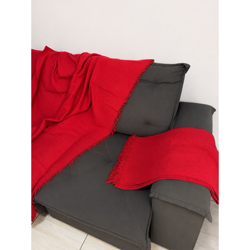 Kit 2 Mantas Para Sofá Protetor Gigante Grande Frio Cama Decorativa 120x210 | cozy aesthetic