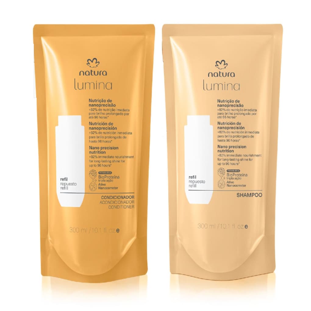 Kit Shampoo e Condicionador Lumina Nutrição de Nanoprecisão - Refil