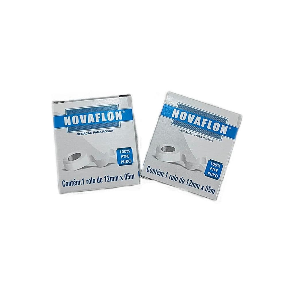 Kit 2 Fita Veda Rosca 12mm X 5m Novaflon
