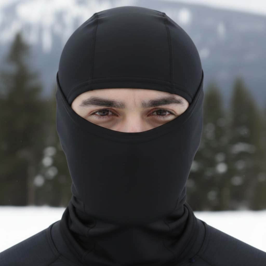 Touca Ninja Balaclava Com Forro Peluciado Térmica Inverno Moto Ciclismo Frio