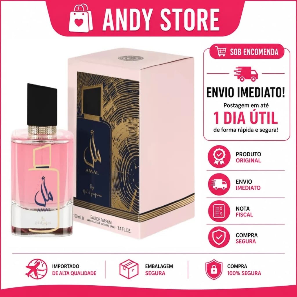 💜 Perfume Amal Ard Al Zaafaran 100ml Unissex Original Importado
