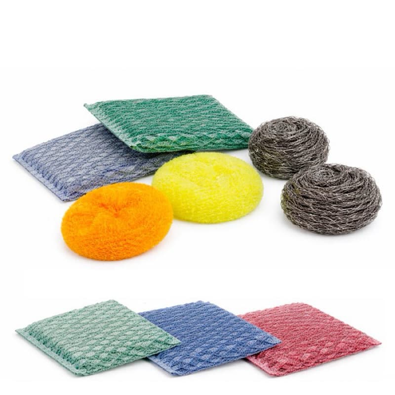 Kit Limpeza Esponjas 6 Unidades Buchas Para Pia Cores Sortidas