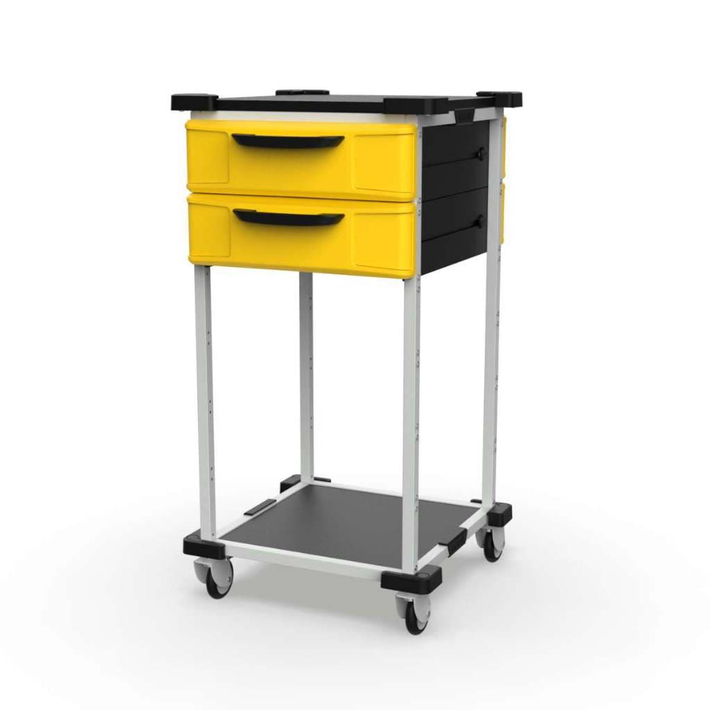 Carrinho Multiuso Organizador 2 Gavetas